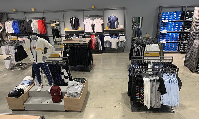 Adidas clearance visual merchandiser